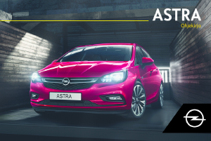 Käyttöohje Opel Astra (2018)