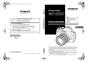 Bruksanvisning Olympus E-600 Digitalkamera