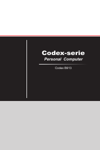 Handleiding MSI Codex 3 7RA-076EU Desktop