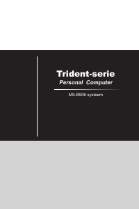 Handleiding MSI Trident 3 7RB-074EU Desktop