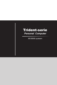 Handleiding MSI Trident 3 7RB-240EU Desktop