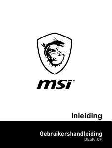 Handleiding MSI Vortex G25 8RE-013NL Desktop