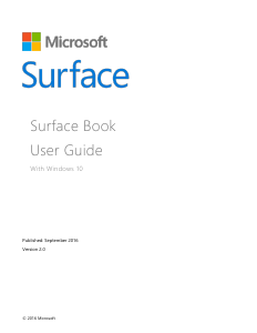 Handleiding Microsoft Surface Book 2 Laptop