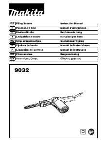 Bedienungsanleitung Makita 9032 Bandschleifer