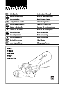 Käyttöohje Makita 9401 Nauhahiomakone