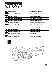 Manual Makita 9910 Lixadeira de rolos