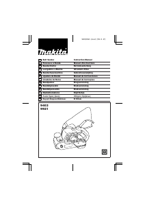 Manuale Makita 9921 Levigatrice a nastro