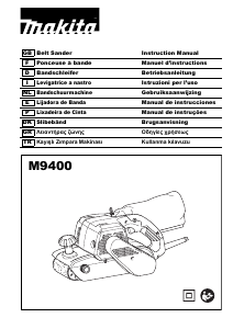 Bedienungsanleitung Makita M9400 Bandschleifer