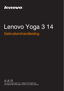 Handleiding Lenovo Yoga 3-14 Laptop