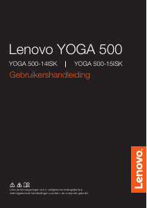 Handleiding Lenovo Yoga 500-14ISK Laptop