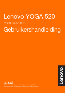 Handleiding Lenovo Yoga 520-14IKB Laptop