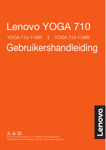 Handleiding Lenovo Yoga 710-11IKB Laptop