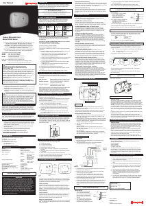 Manual Honeywell SF340E Carbon Monoxide Detector