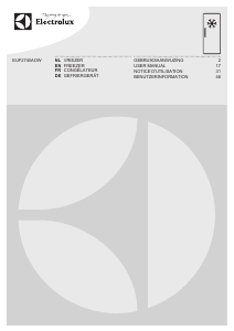 Mode d’emploi Electrolux EUF2740AOW Congélateur