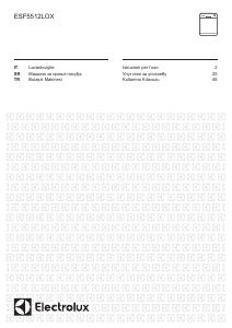 Manuale Electrolux ESF5512LOX Lavastoviglie