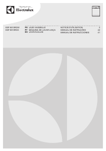 Mode d’emploi Electrolux ESF8510ROX Lave-vaisselle