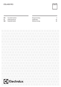 Brugsanvisning Electrolux ESL4581RO Opvaskemaskine