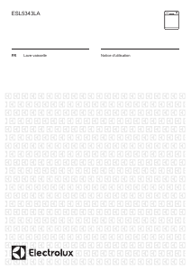 Mode d’emploi Electrolux ESL5343LA Lave-vaisselle