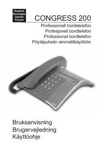 Bruksanvisning Doro Congress 200 Telefon