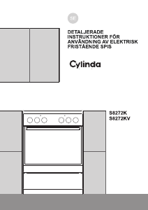 Bruksanvisning Cylinda S 8272 K Spis