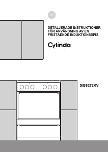 Bruksanvisning Cylinda SIB 8272 KV Spis