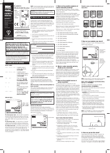 Manual BRK Electronics CO850MBXi Carbon Monoxide Detector