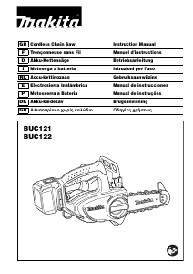 Manual de uso Makita BUC122 Sierra de cadena