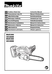 Manual de uso Makita BUC300 Sierra de cadena