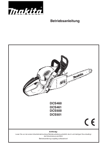 Bedienungsanleitung Makita DCS460 Kettensäge