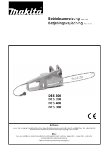 Bedienungsanleitung Makita DES 350 Kettensäge