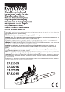 Manual Makita EA3200S Chainsaw