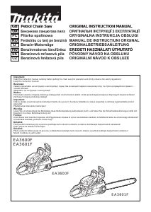 Manual Makita EA3600F Ferăstrăul cu lanţ