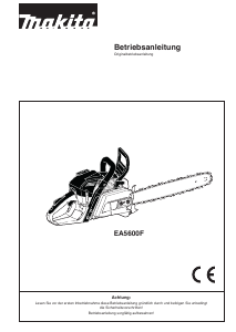 Bedienungsanleitung Makita EA5600F Kettensäge