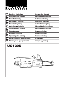 Manual de uso Makita UC120D Sierra de cadena