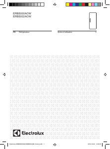 Mode d’emploi Electrolux ERB5002AOW Réfrigérateur