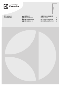 Manual Electrolux ERT1661AOX2 Refrigerator