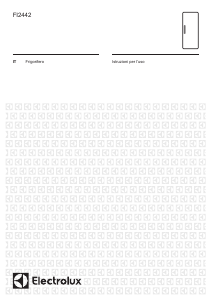 Manuale Electrolux FI2442 Frigorifero