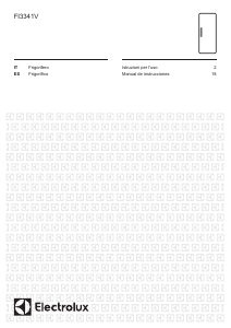 Manuale Electrolux FI3341V Frigorifero