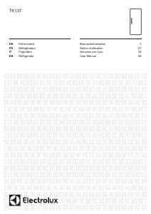 Bedienungsanleitung Electrolux TK137 Kühlschrank