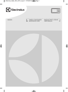 Manuale Electrolux MQ926GNE Microonde