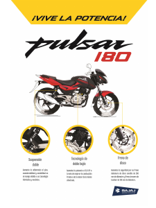 Manual de uso Bajaj Pulsar 180 Motocicleta