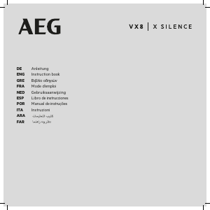 Manuale AEG VX8-1-CB-P Aspirapolvere