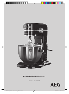 Manual AEG KM6100 Stand Mixer