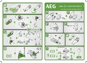 Manual AEG HX6-27BM Handheld Vacuum