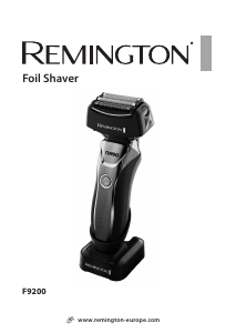 Manual Remington F9200 Foil Máquina barbear