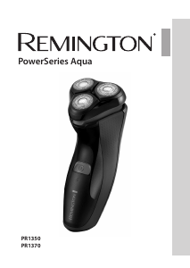 Manuale Remington PR1370 PowerSeries Aqua Rasoio elettrico