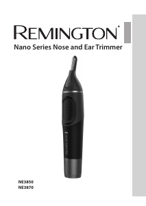 Mode d’emploi Remington NE3870 Tondeuse nez