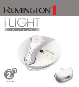 Manual Remington IPL6780 i-Light Sistema de depilação por luz pulsada