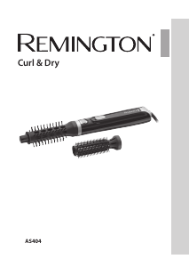 Manuale Remington AS404 Curl & Dry Modellatore per capelli