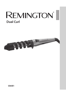 كتيب مصفف الشعر CI63E1 Dual Curl Remington